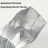 Sacs en papier kraft écologiques en gros, doublés de feuille d'aluminium, résistants à l'humidité, thermoscellables, de qualité alimentaire, avec logo