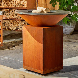 Parrilla de barbacoa de acero personalizable para jardín, parrilla de barbacoa de metal plegable, parrillas de barbacoa de carbón Corten para uso al aire libre, combustible de leña - Product Image 3