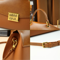 Sac à main femme uni grande capacité, simple et polyvalent, tendance et pratique pour le quotidien, printemps-automne, porté épaule ou croisé