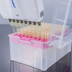 Équipement de laboratoire de chimie fournitures de laboratoire 200uL pointe de pipette universelle jaune en rack stérile - Product Image 4