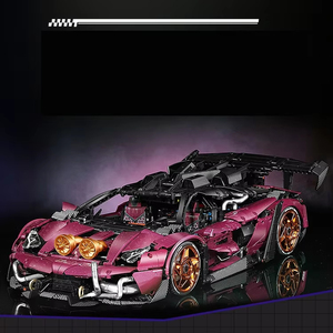 Bộ đồ chơi lắp ráp mô hình xe siêu thể thao kỹ thuật 1:8 10542, lắp ráp bằng các khối nhựa điện tử, quà tặng - Product Image 2