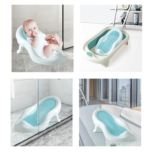 Prodotti per neonati: Vasca da bagno pieghevole <span class=keywords><strong>portatile</strong></span> in plastica di qualità superiore con rete di sicurezza per neonati e bambini - Product Image 4
