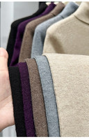 Pull en maille à col roulé pour femme, manches longues, coupe ajustée, doux et chaud, idéal pour l'automne et l'hiver, chemise de base pour superposition