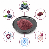 Bubuk Ekstrak Blueberry Bilberry Alami yang Diliofilisasi, Kaya Akan Antosianidin 25%