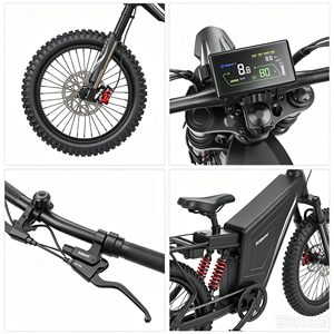 มอเตอร์ไซค์วิบาก EU 72V 7500W แบบไม่มีแปรงถ่าน พร้อมดิสก์เบรก - Product Image 3