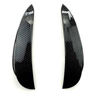 Mercedes-Benz E-Class Front Bumper Canard Piano Black ABS Trim Modification For W213 Sport Models - Product Image 2