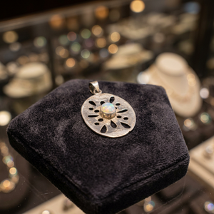 Colgante de Plata con Gemas para Mujer, Piedra Lunar Natural, Hecho a Mano, Alta Calidad, Lote al por Mayor, Súper Oferta, Tu Elección - Product Image 3