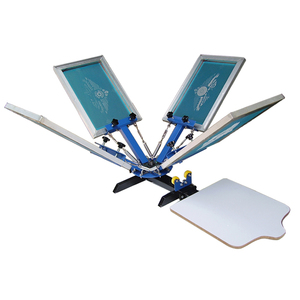 DGRUIDA NS402-S 4 Colors 2 Station <strong>Rotate</strong> <strong>Screen</strong> <strong>Printing</strong> <strong>Machine</strong> - Product Image 3