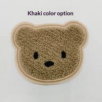 DIY Cartoon Schattig Konijn Handdoek Geborduurde Dieren Stoffen Stickers Grote Geborduurde Patch Stickers