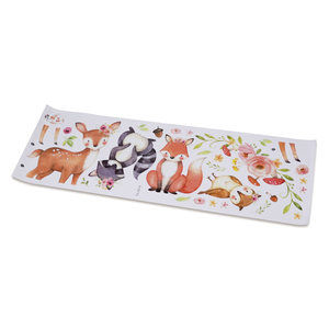 Decalmile Woodland Stickers Muraux Animaux Arbre Hibou Renard Cerf Stickers Muraux pour Enfants Garçons Chambre Salle de Jeux - Product Image 1