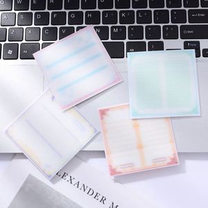 Wholesale Transparent Sticky Note With Shining Diamond Effect Stationery <b>Memo</b> <b>Pad</b> With Top Sticky 3*3 - Product Image 5
