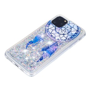 Accessori del telefono di vendita calda per il <span class=keywords><strong>iphone</strong></span> caso di <span class=keywords><strong>11</strong></span> carino modello di scintillio liquido sabbie mobili cassa del telefono