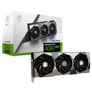 ใช้ ms'i GeForce RTX <span class=keywords><strong>4080</strong></span> Super 16G <span class=keywords><strong>suprim</strong></span> <span class=keywords><strong>x</strong></span> เกม GPU กับหน่วยความจำ GDDR6X พร้อมการติดตามรังสีและการ์ดแสดงผล Ai - Product Image 1