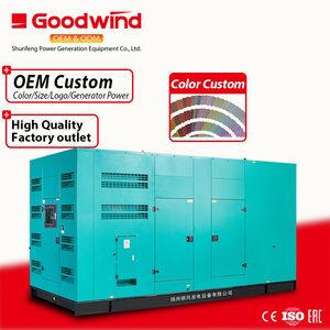2026 OEM Goodwind 200 400 500kva Silent 3 Phase Diesel Generators Set Uninterrupted Power For Telecommunication Base Station