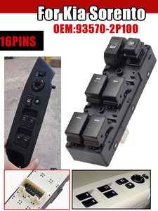 NEVOSA nuevo delantero izquierdo para Kia Sorento 2009-2014 interruptor principal de ventana eléctrica 93570-2P100 93570-2P200 2010-2013 - Product Image 6