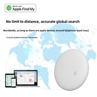 Traceur GPS Bluetooth étanche IP67 pour chiens et chats, compatible Find My, norme MFI, mini design, localisateur anti-perte