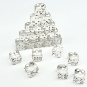 Chất lượng cao 16mm rõ ràng Acrylic xúc xắc thiết lập tinh thể rõ ràng chính xác trò chơi xúc xắc trò chơi hội đồng quản trị ngục tối và con rồng - Product Image 5