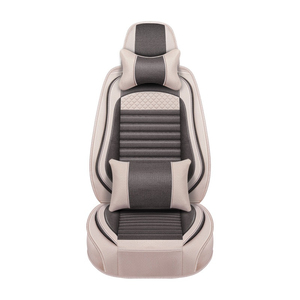 Housses de siège auto en lin 7 <span class=keywords><strong>places</strong></span> pour MPV Van - Ajustement personnalisé, imperméables, respirantes, compatibles airbag - Product Image 6
