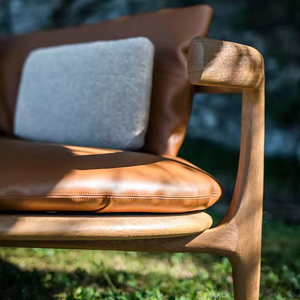 ชุดโซฟาไม้สักกลางแจ้งสำหรับสวนลานโรงแรมและอพาร์ทเมนท์ - Product Image 6