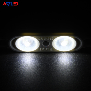 โมดูลไฟ LED 12V WW/NW/W สำหรับภายนอกอาคาร แสงพื้นหลัง IP67 ชิป LED 2835 แบบยืดหยุ่น กันน้ำ กำลังไฟ 0.96W สำหรับป้ายไฟ - Product Image 3