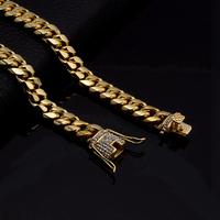 Chaîne Hip Hop nouvelle chaîne de Dubaï 24K bijoux en or hommes cubains chaîne collier