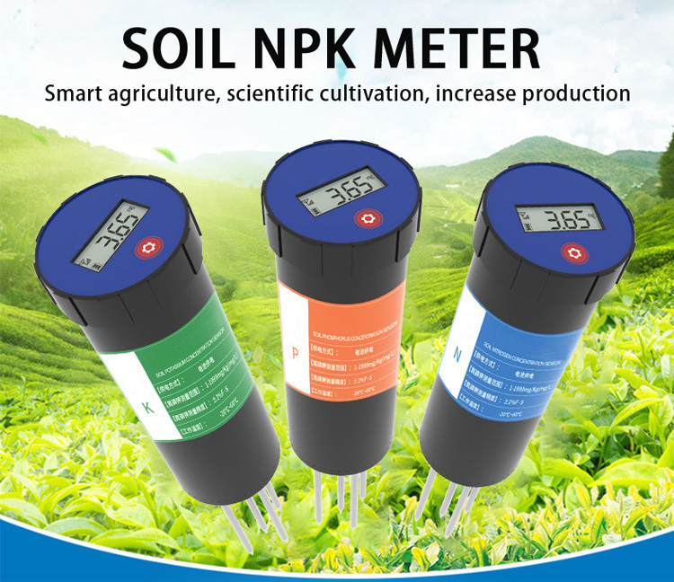Numérique d'humidité du sol npk testeur analyseur de sol pour npk