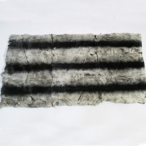 Manta <span class=keywords><strong>de</strong></span> Piel <span class=keywords><strong>de</strong></span> Conejo Rex Chino Genuina XJ, Piel Suave y Gruesa para Silla y Cama, Color <span class=keywords><strong>Chinchilla</strong></span> Teñido, Alfombra <span class=keywords><strong>de</strong></span> Piel - Product Image 5