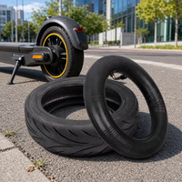 Juego de Neumáticos y Cámaras de Aire 60/70-6.5 con Absorción de Impactos para Patinete Eléctrico Xiaomi 4 Pro 2.ª Gen. (Repuesto)