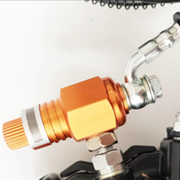 Dispositif de Freinage de Roue Arrière pour Voiture Électrique Moto 220 Disque Kit Étrier ABS Poignée Gauche Frein Droit Commandes de Moto