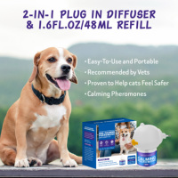 Diffuseur naturel anti-stress à brancher, kit diffuseur de phéromones calmantes pour chiens, phéromones calmantes pour chiens, diffuseur apaisant