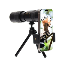 Nouveau Eagle universel 10-300X40 Zoom téléphone portable photographie monoculaire télescope haute puissance Bak4 prisme en plastique