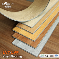 Wasserdichter SPC Kunststoff PVC Klick-Verschluss Luxus Vinyl Fliesen Planke Ineinandergreifender LVP LVT Bodenbelag