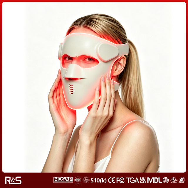 Care Face Rejuvenate Machine of Removeable Magnetic Remote Silicon Mask for Led Light Therapy Collagen Facial Mask Beauty Korean