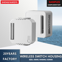Boîtier intelligent pour interrupteur à commande à distance sans fil mini 46*46*20mm, boîtier électronique pour interrupteur à commande à distance intelligent Wifi en ABS