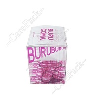 Boîte d'emballage de cadeau en PVC pour cils, impression personnalisée, pliable, Transparent, PET, Standard, cosmétique, bigoudi