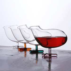 Jarra de cisne de cristal creativa de estilo europeo personalizada, decantador de vino tinto en forma de U, jarra de vino de fermentación, enólogo para el hogar - Product Image 1