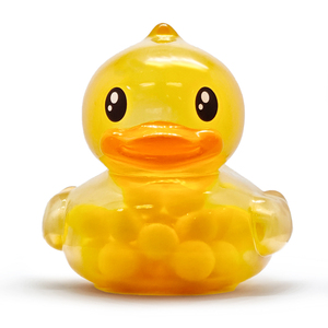 B ördek Mini plastik PVC vinil heykelcik için OEM özel kör kutu içinde lastik ördek Action Figure oyuncak gizem hayvan tema hediyeler - Product Image 1