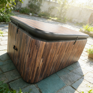 Piscine gonflable rectangulaire pliable personnalisable pour usage familial – Baignoire <span class=keywords><strong>de</strong></span> piscine gonflable - Product Image 6