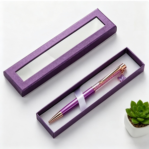 Venta Directa de Fábrica: Caja de Regalo para Bolígrafos con Inserto de Cinta, Caja de Papel Superior e Inferior, Varios Colores Disponibles - Product Image 2