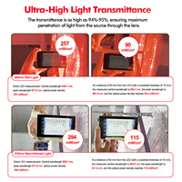 Fernbedienbares Standgerät für Schönheitsbehandlungen zu Hause, 850nm Nahinfrarot Ganzkörper-LED 1500W Rotlichttherapie-Panel mit Rollenständer