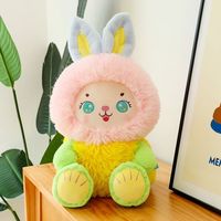 Ensemble de mini jouets en peluche à poils longs - Animaux en peluche super doux et câlins, adorables lapins, chiens, souris, poupées, cadeau d'anniversaire parfait