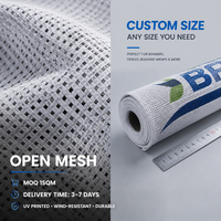 Lona de PVC para Cercas, Personalizada, para Publicidad Exterior, Gran Formato, Venta Directa de Fábrica, Resistente a los Rayos UV, Duradera, para EE. UU., Reino Unido y Europa