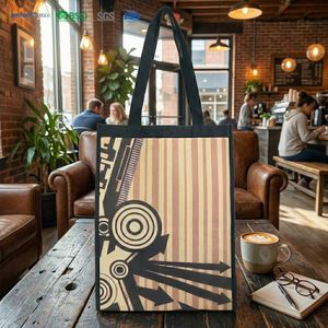 Bolsa de Compras Reutilizable Moderna de Color Sólido Abierta para Supermercado, con Logotipo y Color Personalizados, Elegante para Uso Diario - Product Image 2
