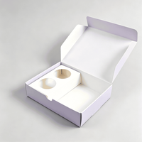 Boîte en papier rose personnalisée pour plats à emporter, avec insert pour trempettes, biscuits, sushis, poulet frit, frites – Emballage