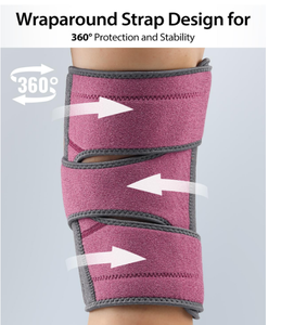 Ajustable à 360° °   Genouillère enveloppante à sangle pour femmes et hommes, pour le ménisque - Product Image 3