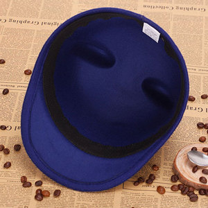 Children's Cat Ear Equestrian Hat Faux Wool Spring Autumn Sun Protection Non Foldable Polyester Top Hat - Product Image 3