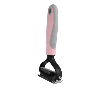 Manufacturer customized dog hair special cleaning artifact hair removal comb <b>pet</b> golden knot knife comb knotting hair <b>brush</b> - Product Image 2