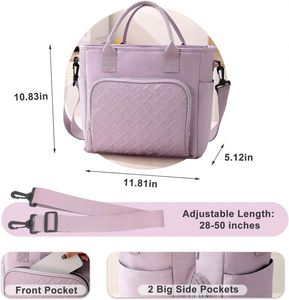 Collapsible <b>Insulated</b> Bento <b>Lunch</b> <b>Box</b> for School Children Cool Patterned Kids <b>Lunch</b> Bag with Front Pocket Strap - Product Image 4