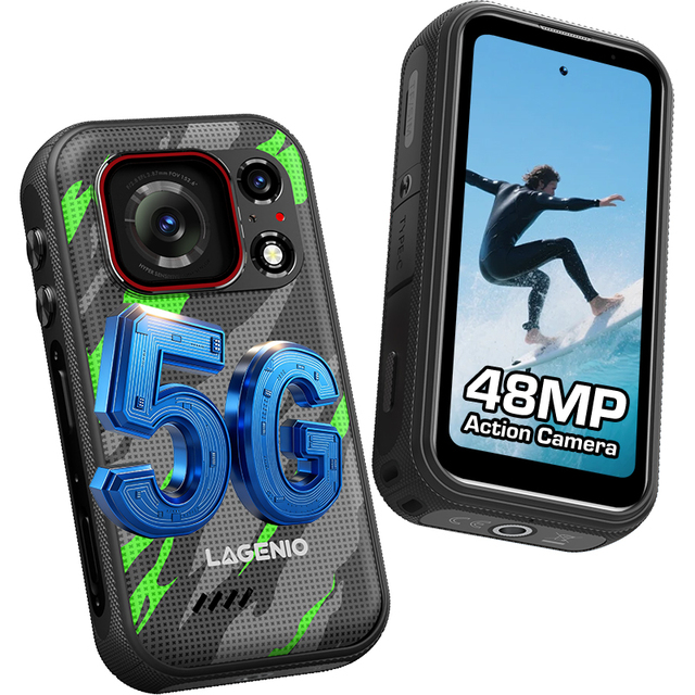 Brand New Original LAGENIO Eagle Pro 5G Rugged Smartphone 120Hz 36GB+256GB 3700mAh 33W 50MP+48MP Camera IP68 CDMA Fingerprint