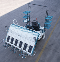 Transplanteur de riz pour machine d'équitation de type conduite agricole à grande vitesse à 6 rangées